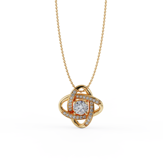 To My Future Wife - Love Knot Necklace -The Day I Met You