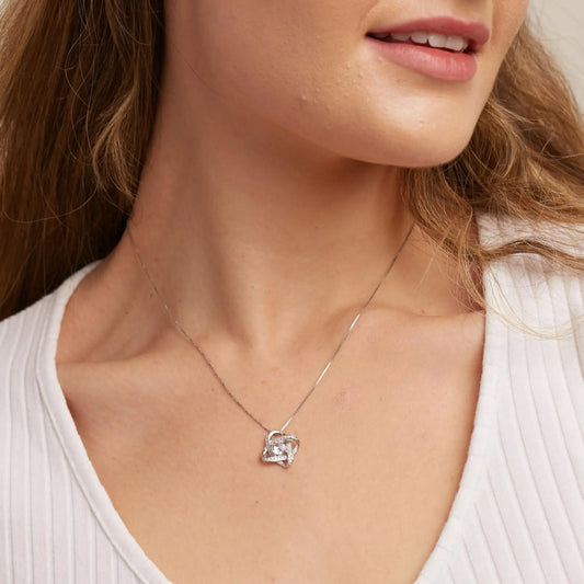 To Mum - Love Knot Necklace For Mum - Best Mum Ever