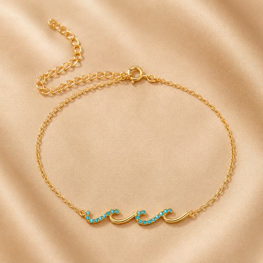 To My Bestie - Triple Wave Friendship Matching Bracelet