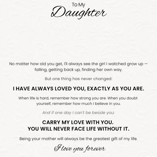 Love Knot Necklace for Daughter - Carry My Love With You