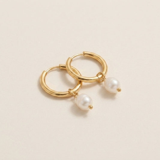 Mira Pearl Hoops