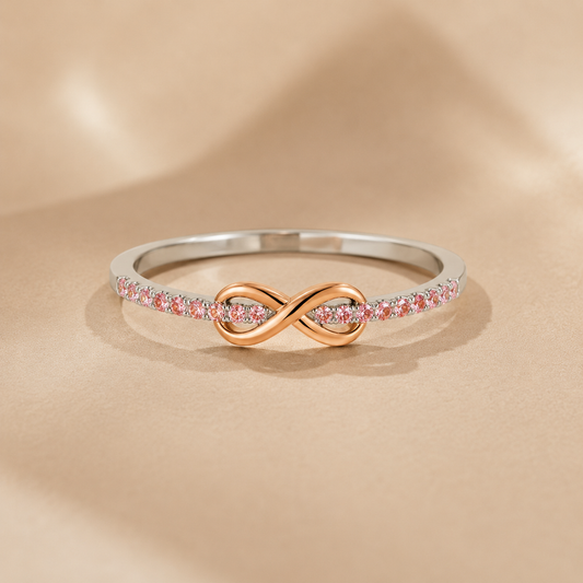 Grandmother and Granddaughter Forever Linked Together Ring