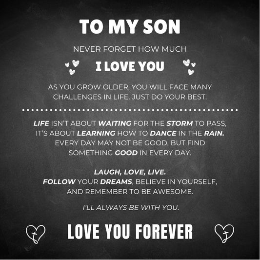 To My Son - Forever Together Name Bracelet