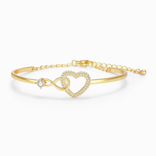 To My Wife - Infinity Heart Bracelet