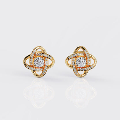 Love Knot Earrings For Mum - I Love You Forever