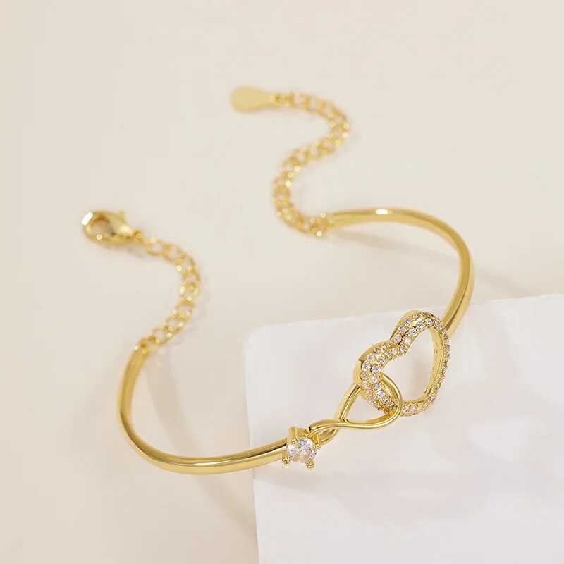Infinity Heart Bracelet For Mum