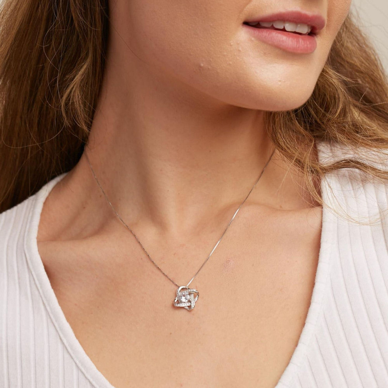 Love Knot Necklace For Soulmate - Find You Sooner And Love You Longer