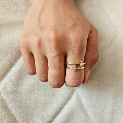 Double Cross Ring