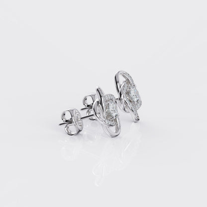 Love Knot Earrings For Mum - I Love You Forever