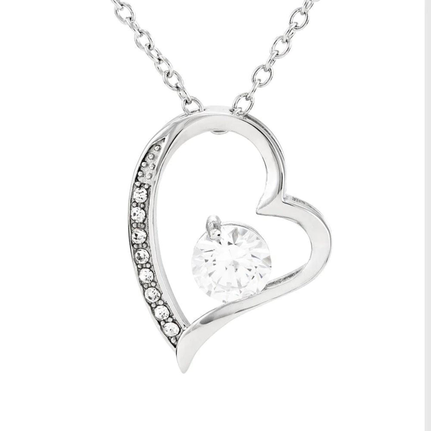Love Heart Necklace For Soulmate -  The Day I Met You