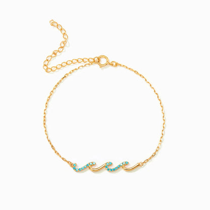 To My Sister - Triple Wave Friendship Matching Bracelet