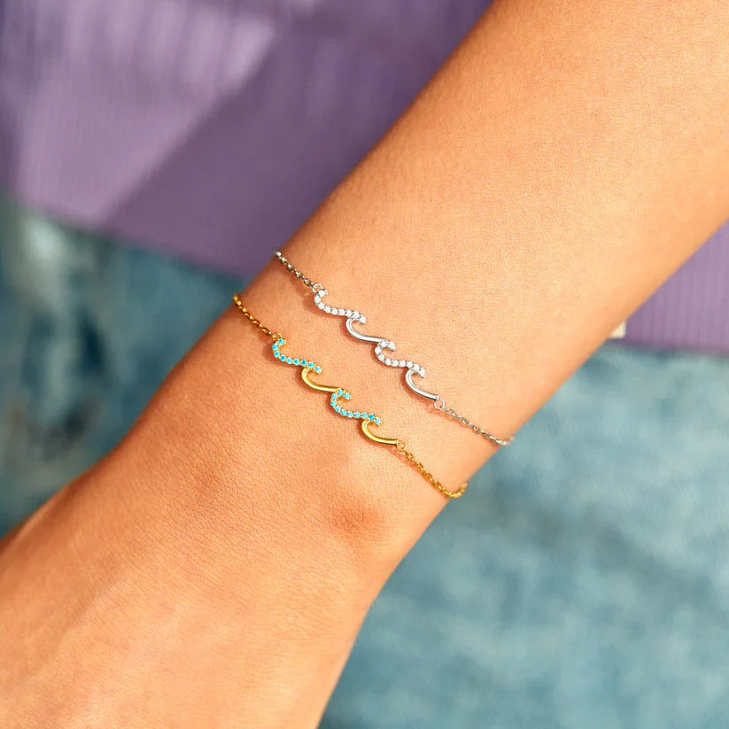 To My Bestie - Triple Wave Friendship Matching Bracelet