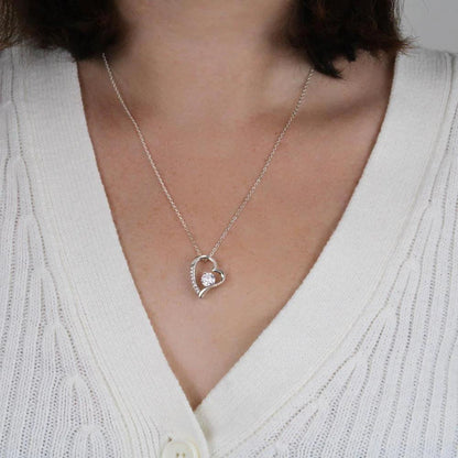 Love Heart Necklace For Soulmate -  The Day I Met You