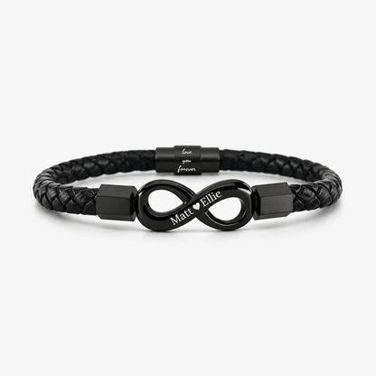 To My Man - Infinity Personalised Bracelet