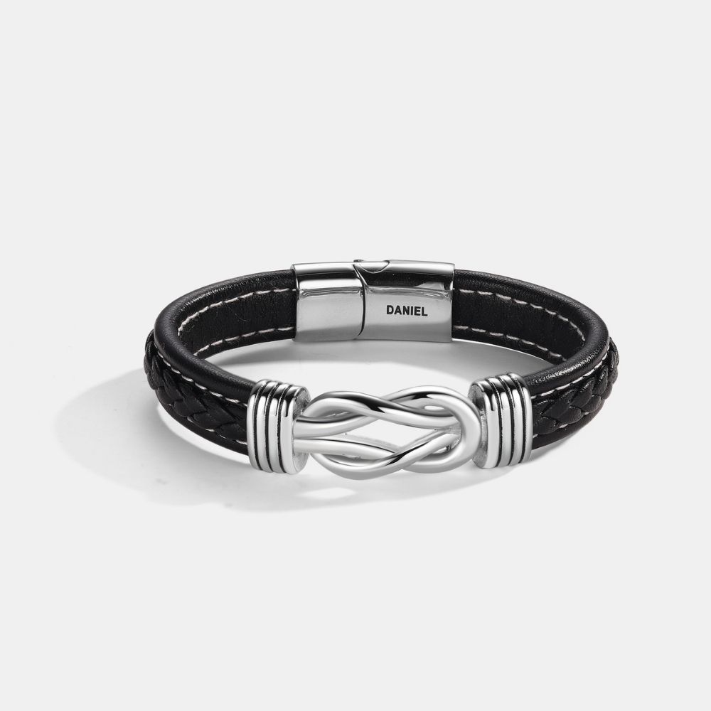 To My Man - Infinite Love Personalised Name Bracelet