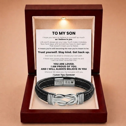 Forever Linked Together Bracelet for Son - I Will Always Believe In You