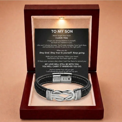 Forever Linked Together Bracelet for Son - My Love Will Always Be With You