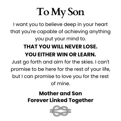 Eternal Protector Faith Bracelet for Son