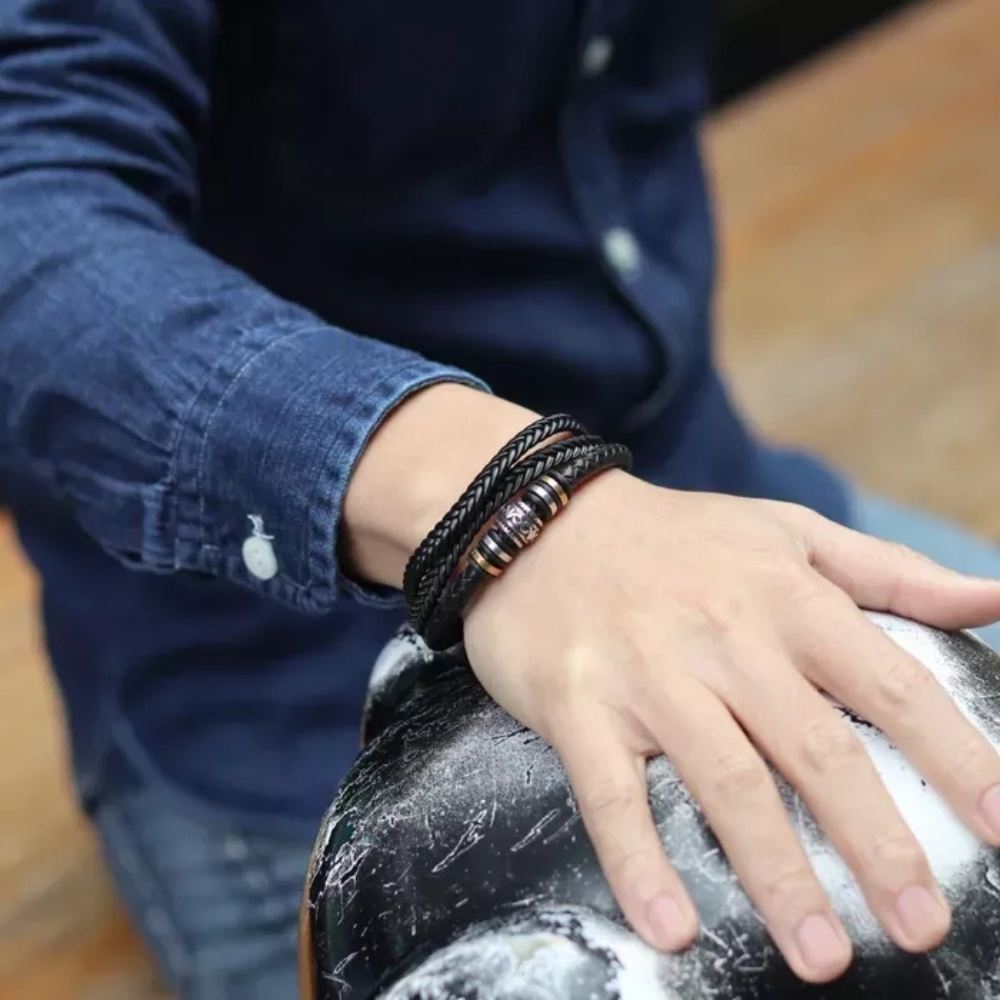 To My Son – ‘Love You Forever’ Personalised Name Bracelet