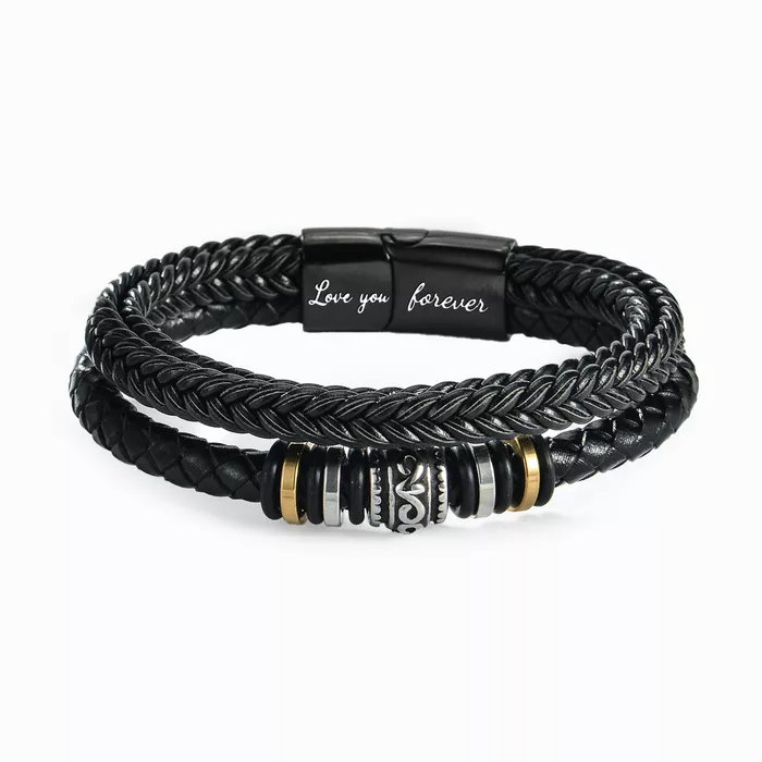 Mother And Son 'Love You Forever' Bracelet