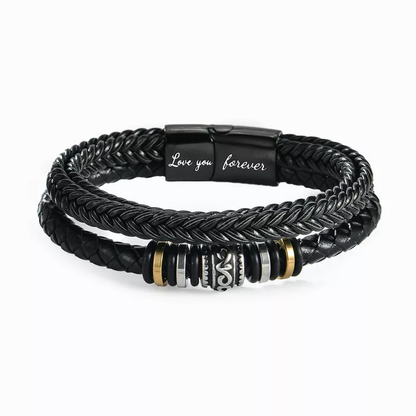 Mother And Son 'Love You Forever' Bracelet