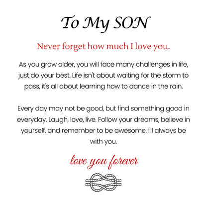 To My Son - Forever Together Name Bracelet