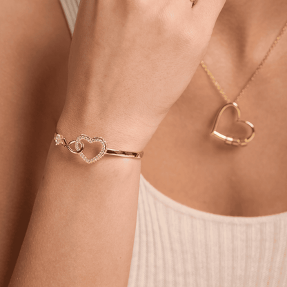 Mother Daughter - Infinity Heart Bracelet