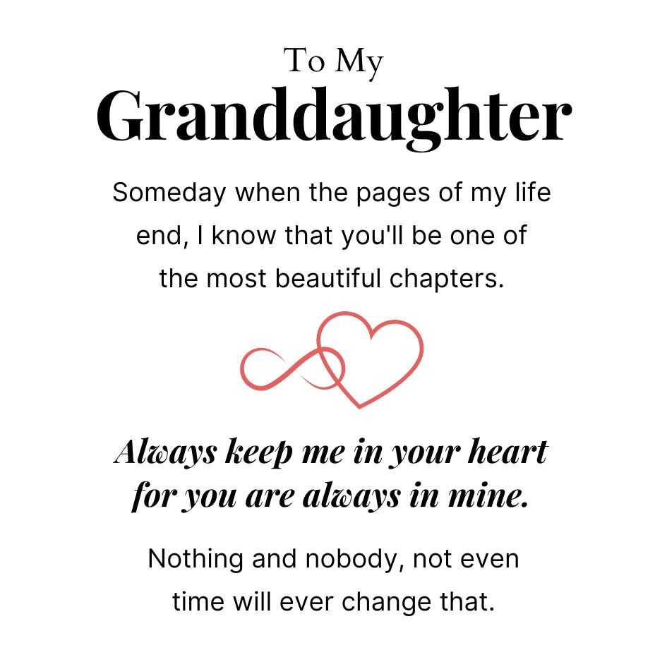 Granddaughter Message Card