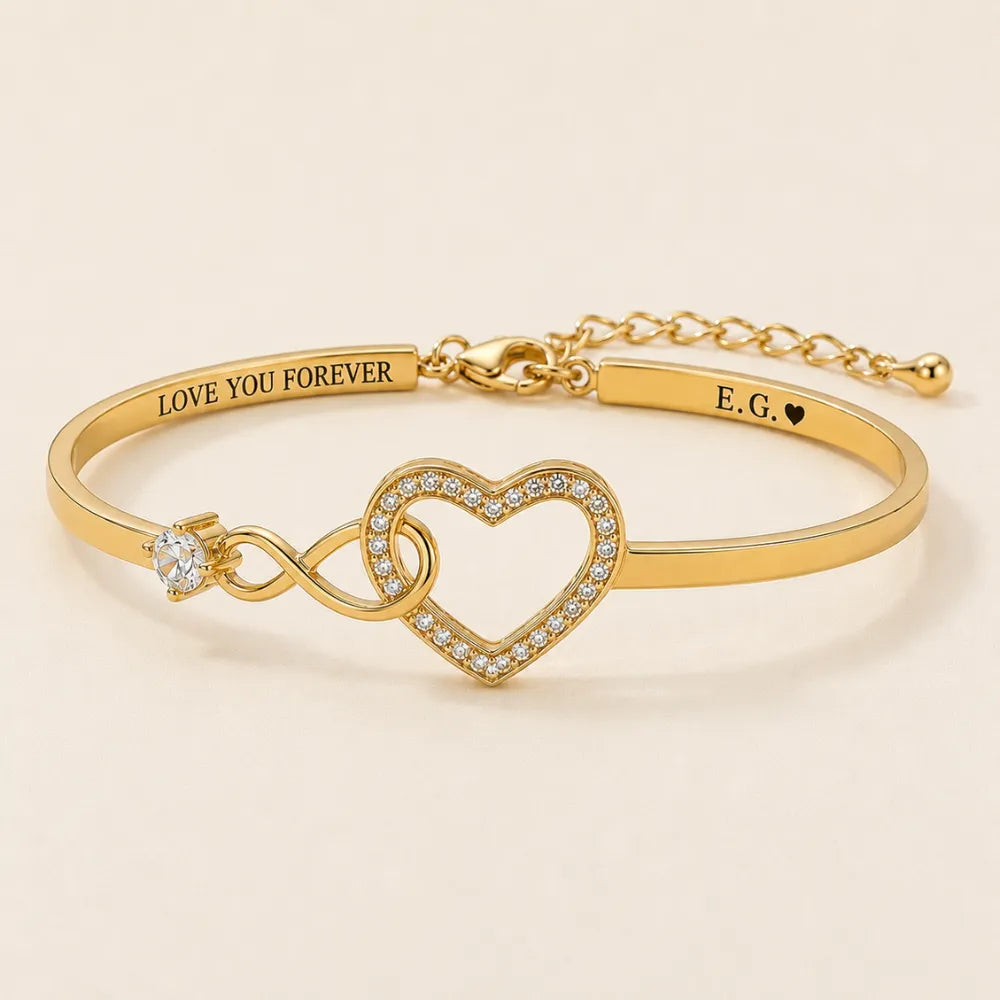 To My Daughter - Forever Linked Bracelet - 'Proud of the Woman You've Become'