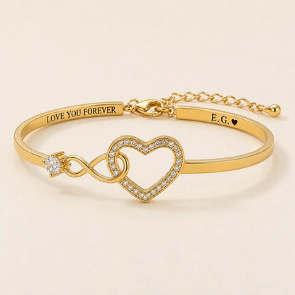 To My Daughter - Forever Linked Bracelet - 'Proud of the Woman You've Become'