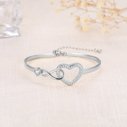 Infinity Heart Bracelet For Daughter-In-Law