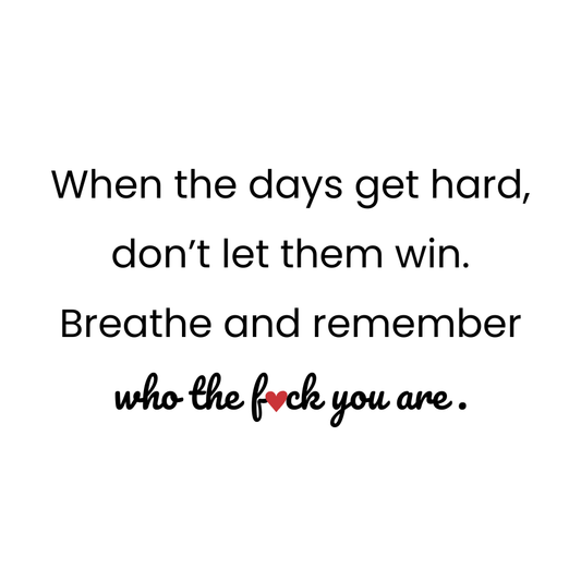 Remember Who The F*ck You Are - Tube Bracelet
