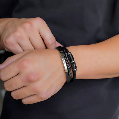 To My Son - Forever Together Name Bracelet