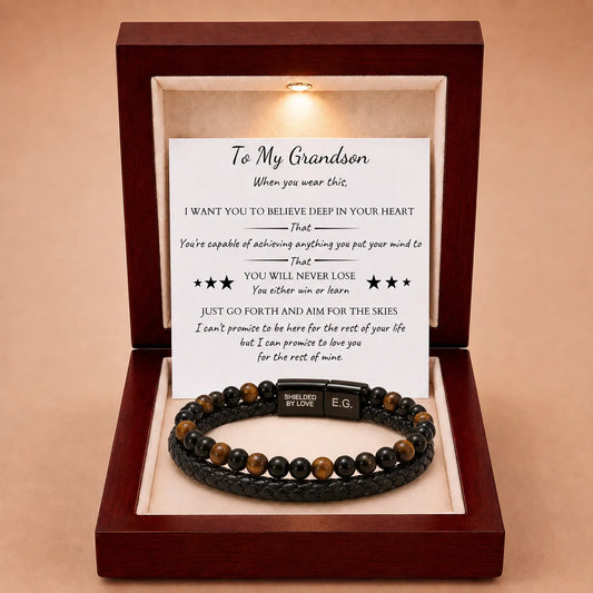 Tiger Eye Bracelet For Grandson