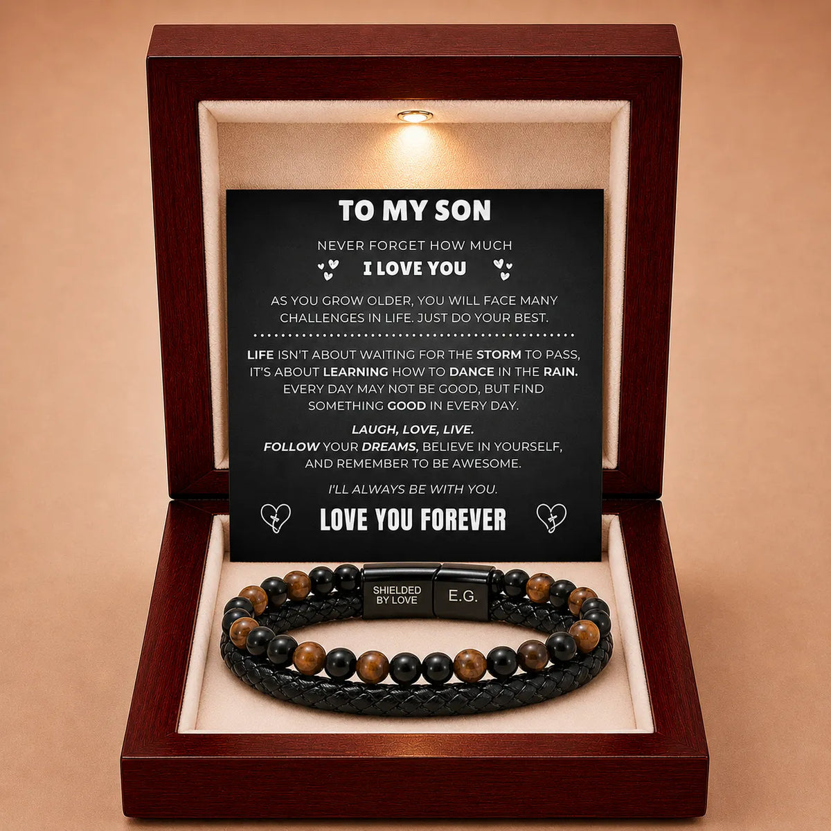 Tiger Eye Bracelet For Son