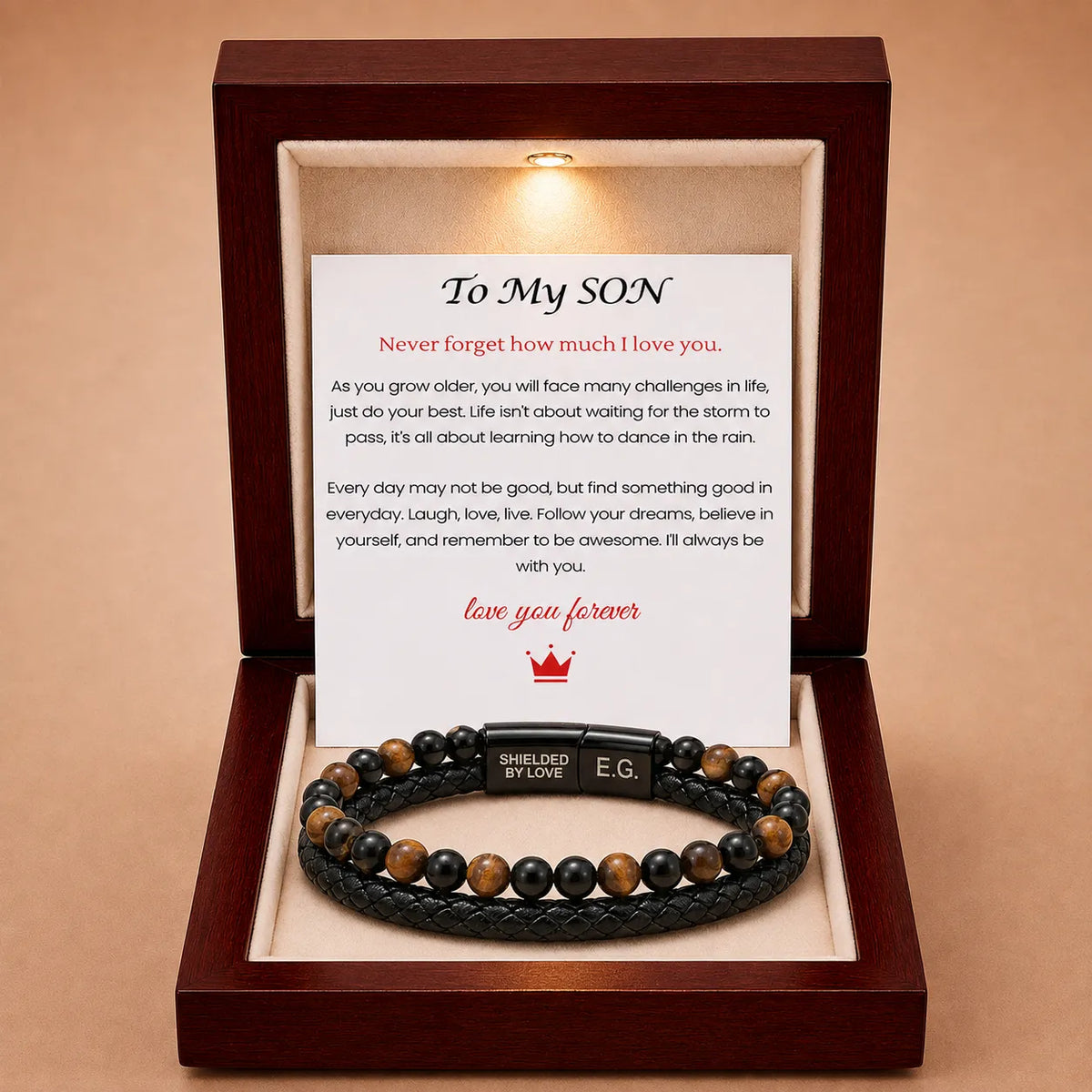 Tiger Eye Bracelet For Son