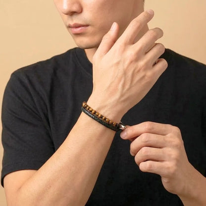 Shielded By Love Protection Bracelet For Son - Proud To Call You My Son
