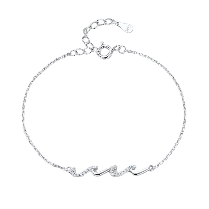 To My Sister - Triple Wave Friendship Matching Bracelet