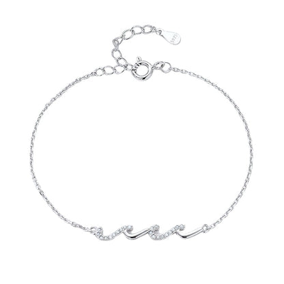 To My Sister - Triple Wave Friendship Matching Bracelet