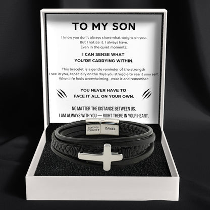 Eternal Protector Faith Bracelet for Son