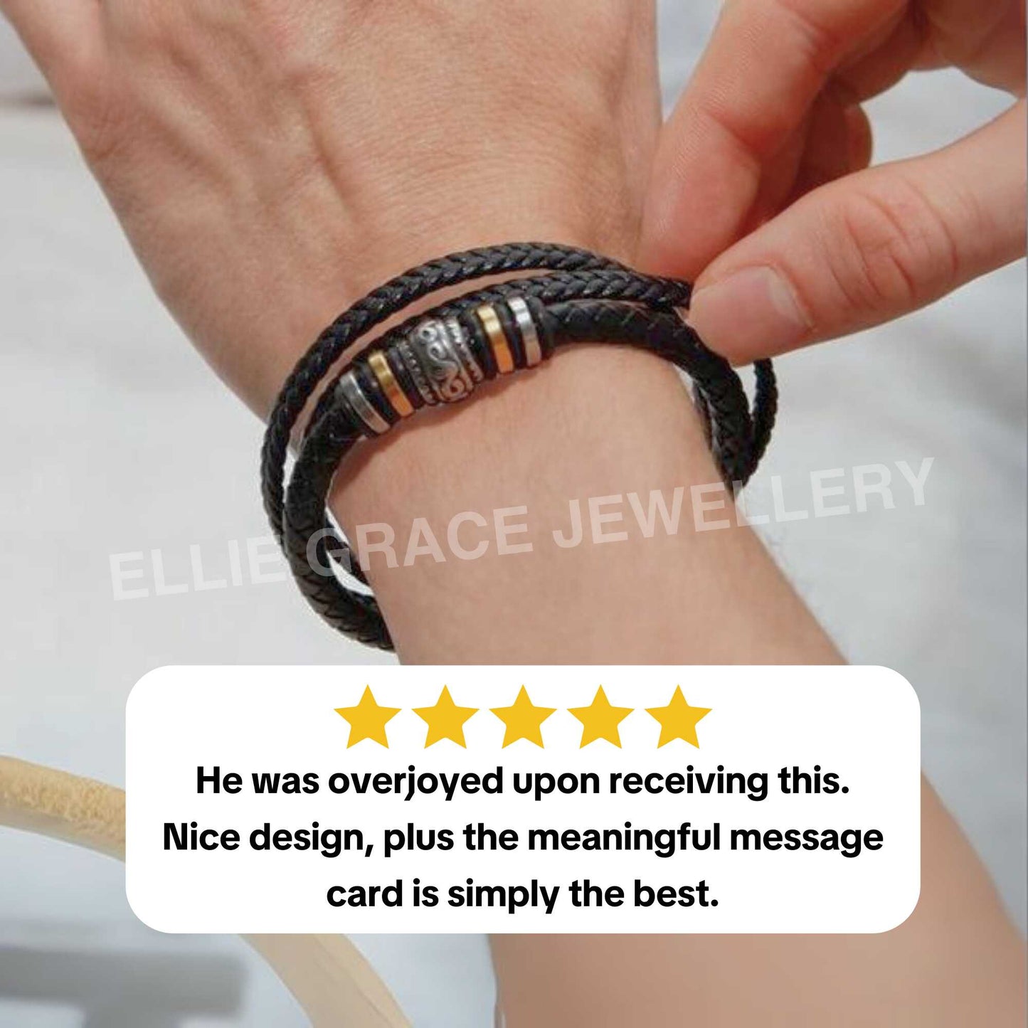 To My Man 'Love You Forever' Bracelet