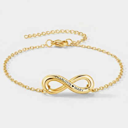 Infinity Name Bracelet for Daughter