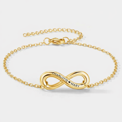 Infinity Name Bracelet for Granddaughter