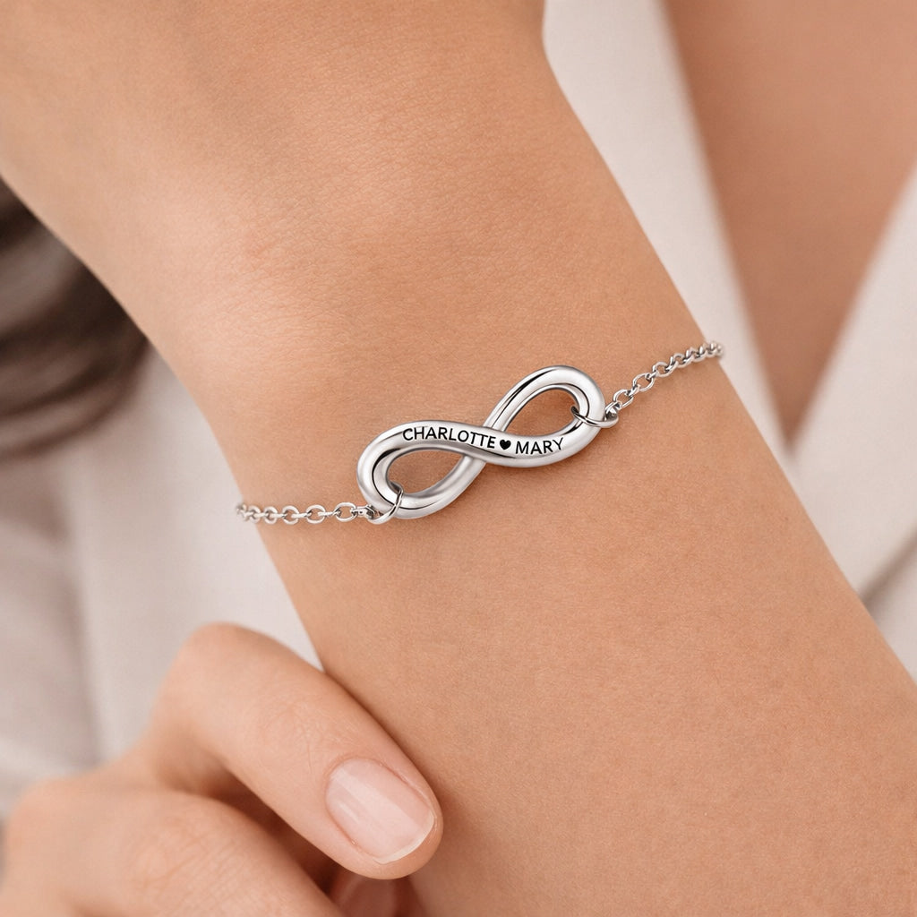 Infinity Name Bracelet for Granddaughter