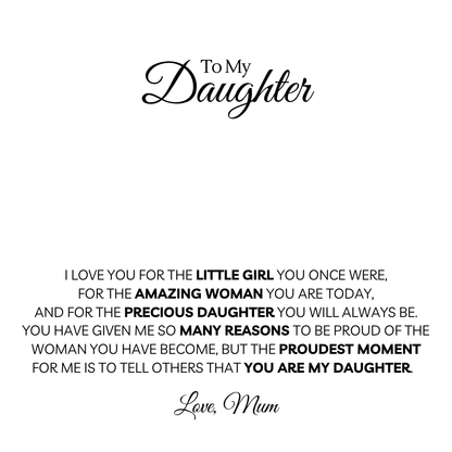 Daughter Message Card