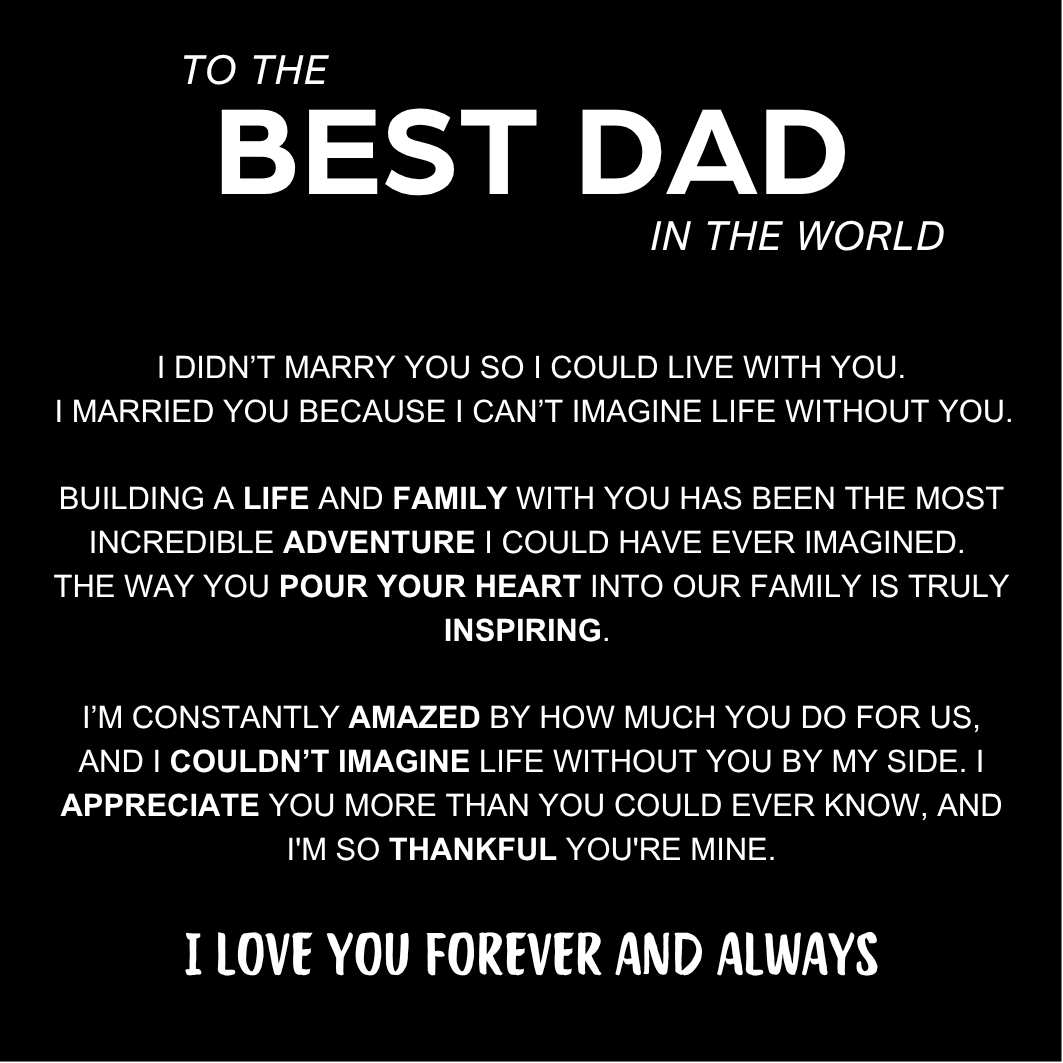 Best Dad in The World – Braided Black Leather Bracelet with Personalised Name Engraving