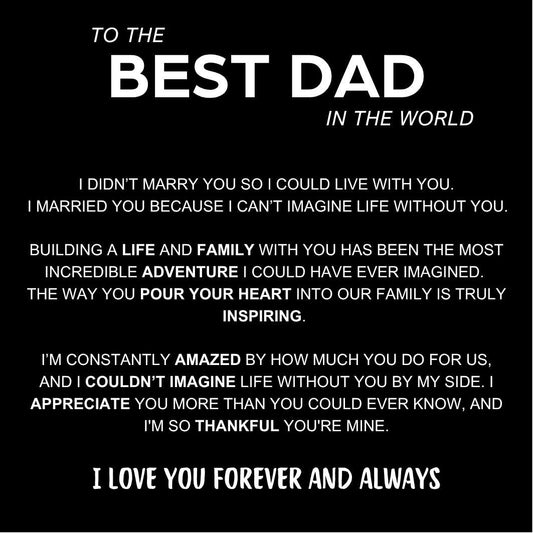 Dad Message Card