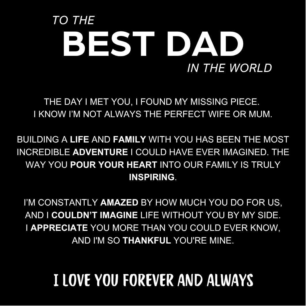 Inner Circle Classic Bracelet with Engraved Name Beads - Best Dad In The World