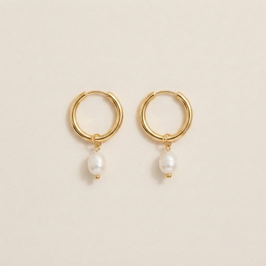 Mira Pearl Hoops