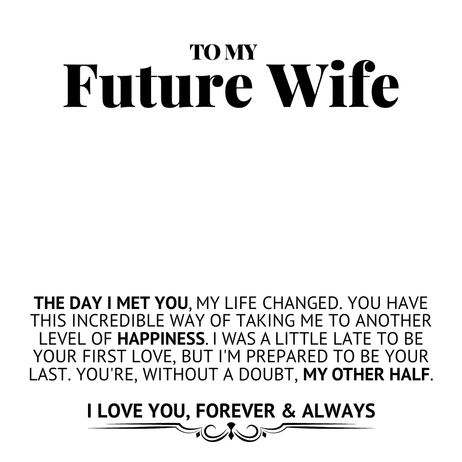 For Her Message Card